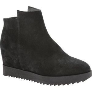 Kenneth Cole suede platform booties